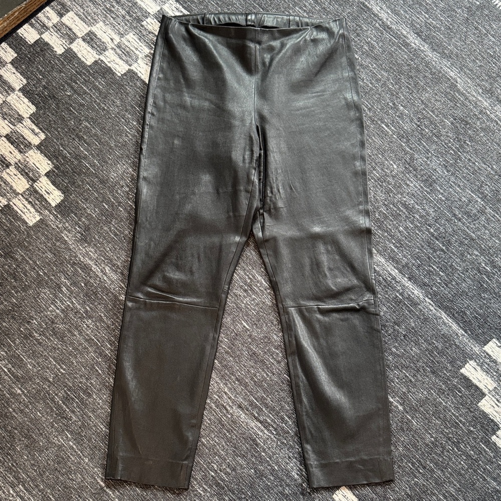 Vince Stretch 100% Lamb Leather Pants
